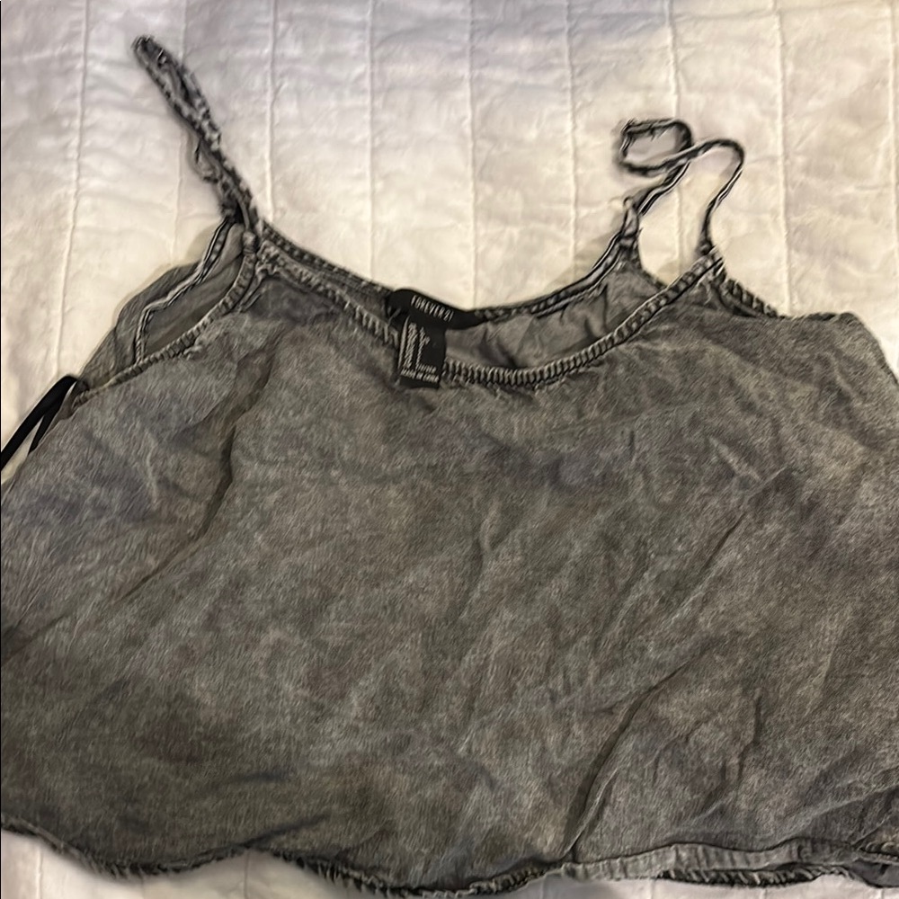 Forever 21 Charcoal Camisole Top